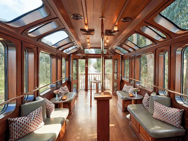 Luxury train from Cusco to Machu Picchu