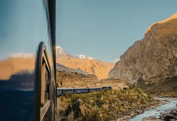 Panoramic train Machu Picchu
