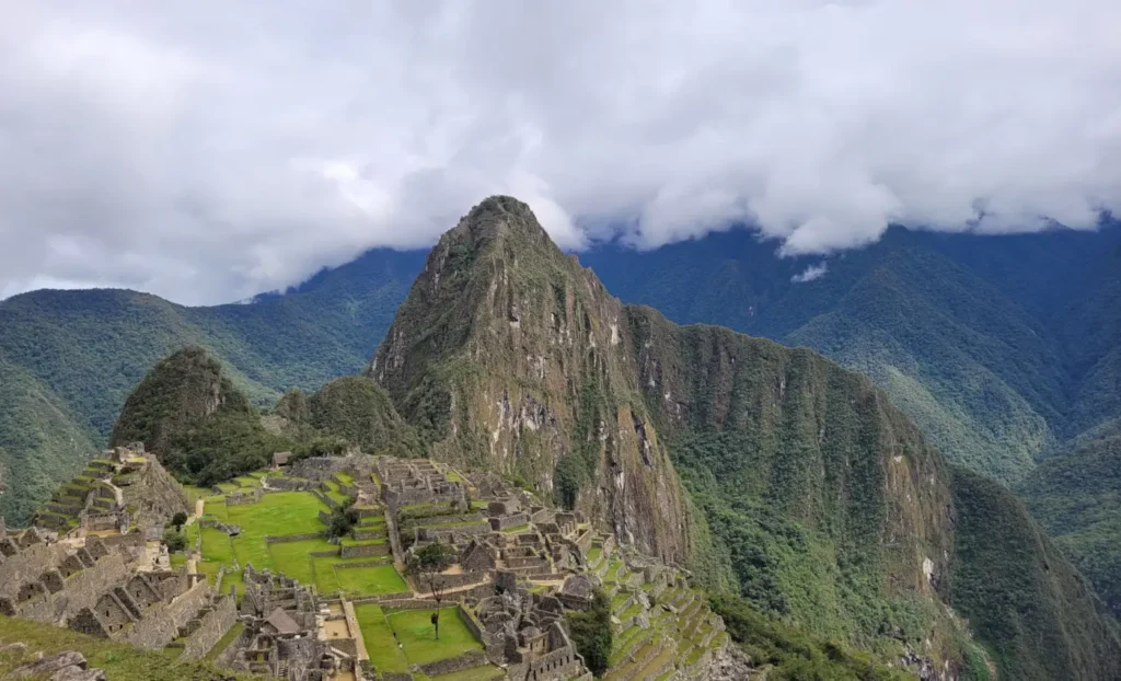 panoramic view of machu picchu