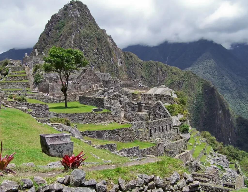 Aerial view of Machu Picchu
